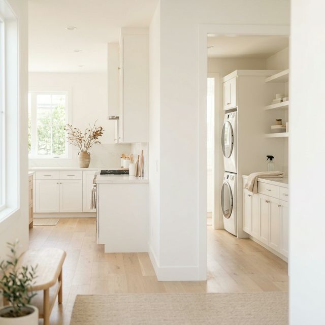 Modern bright home interior